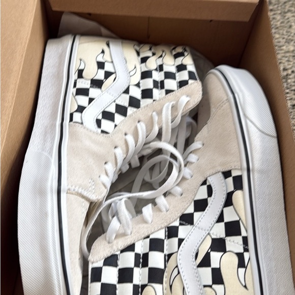 Vans Flame Checkered High-Tops Sk8 Hi - Picture 3 of 6